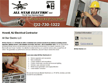 Tablet Screenshot of allstarelectricnj.com